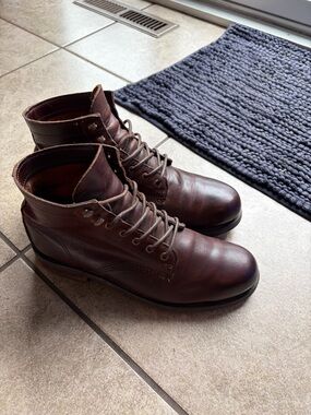 Wolverine 1000 Mile Kilometer W40104 BROWNLeather Lace-Up Work Boots